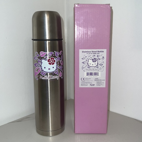 SANRIO Hello Kitty Stainless Steel Tumbler 17oz Collectible Thermos - Picture 7 of 13